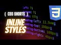 Adding CSS Method 1: Inline Styles