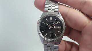 1980 Seiko SQ men's vintage quartz watch.  Model reference 7123-8420