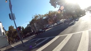 Bicyclist gets sideswiped by car in San Francisco