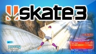Skate 3 Funny Moments 2 w/ Vanoss, Delirious, and Nogla - Superman, Banana Rocket, Epic Frontflip!