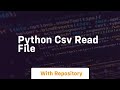 python csv read file