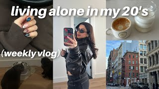 WEEKLY VLOG: living alone, nail appt, lunch date w/ friends