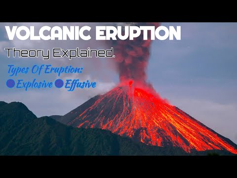 What type of volcano has quiet and explosive eruptions?