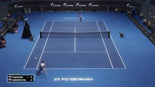 Kasatkina D. @ Kudermetova V.  [WTA St. Petersburg] | 19.3. | AO TENNIS 2 | live