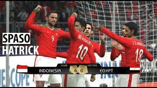 Quartet Maut (Spaso, Egy, Bachdim, Ilham Udin) | Indonesia vs Mesir | PES 2017