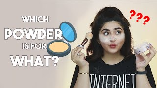 EP.7 - BEGINNERS GUIDE TO: ALL KINDS OF FACE POWDERS & THIER USES | GLOSSIPS