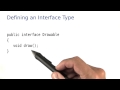 Defining an Interface Type - Intro to Java Programming