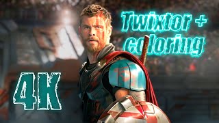 Thor Odinson (Thor Ragnarök) 4K Twixtor Scenepack with Coloring for edits MEGA