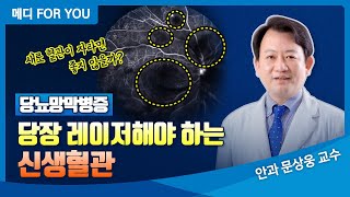 새로 혈관이 자라면 좋지 않을까? 당장 눈에 레이저시술 해야 하는 신생혈관