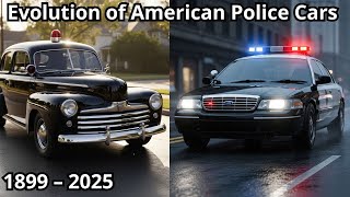 126 Years of American Police Cars Evolution — from 1899 to 2025 🚓🇺🇸