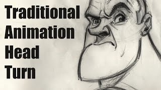 Traditional Animation - Head Turn