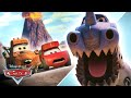 Lightning McQueen and Mater Escape the Dinosaurs | Cars of the Wild | Pixar Cars