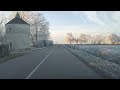 driving during winter in france. from chambery to chatellaroux