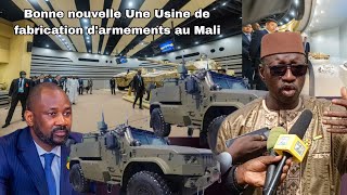 le Mali a une usine de fabrication d'armements, Fomba est très faché contre les enemies du Mali