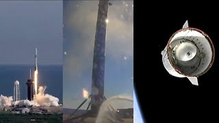 SpaceX CRS-21 launch and Falcon 9 first stage landing