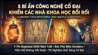 Ai Cập Có Điện Từ 4000 Năm Trước? Bức Phù Điêu Dendera Và Bí Ẩn Hầm Mộ Không Khói