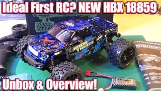 NEW! Haiboxing / HBX 18859 1/18 RC Racing Truck Unbox \u0026 Overview - Ideal First RC