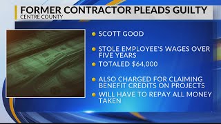 Former Contractor Pleads Guilty