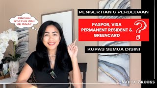 Perbedaan Visa, Paspor, Permanent Resident & Greencard