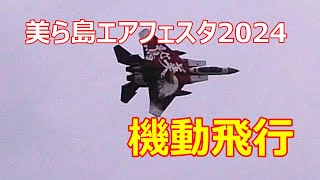 F -15ｽﾍﾟﾏ機による機動飛行　美ら島エアフェスタ2024