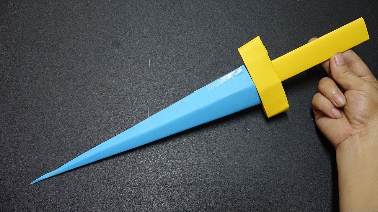 How To Make A Paper Sword PART 11 | Easy Origami Tutorial | DIY Ninja ...