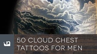 50 Cloud Chest Tattoos For Men