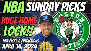 HUGE NBA LOCK!! NBA Picks Today 4/14/2024 | Free NBA Picks, Predictions & Sports Betting Advice