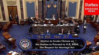 BREAKING: Respect For Marriage Act Advances In Senate