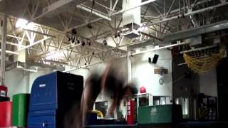 Rudy Variations, double aerial twist, 1 1/2 twist front flip.