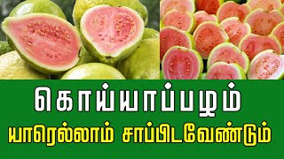 யாரெல்லாம் கொய்யாப்பழம் அவசியம் சாப்பிட வேண்டும் | Benefits of guava | benefits of Koyyapalam