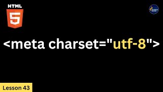 What is utf-8 in html in Hindi | Charset In Html | UTF-8 Encoding Examples | Lesson 43