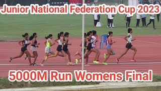 5000M Run Womens Final|21st Junior National Federation Cup U20 Athletics Champianship,Tamilnadu 2023