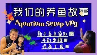 🐟我们的养鱼感人小故事/新手养鱼须知/21升鱼缸开缸步骤与设备工具/养殖孔雀鱼