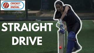 Batting Basics Ep 5: How to play the Straight Drive | Front foot Drive | Cricket With Snehal Hindi