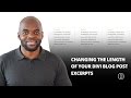 Changing The Length of Your Divi Blog Post Excerpts Changing The Length of Your Divi Blog Post Excerpts