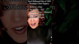 Top 8 Billboard Hits of 1999 | Nostalgic Chart-Toppers #80smusic #rnb #popmusic #nostalgia #pop