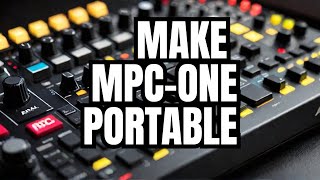 How I added a battery and SSD to the Akai MPC One making it portable!