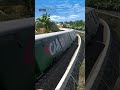 Kereta Api Cargo Panjang Menikung Tajam #keretaapi #train #trainzsimulator #automobile