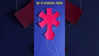 Net of a Hexagonal Prism - Pull Up Nets🧑‍🏫 | #shortvideo #hexagonalprism #math #maths