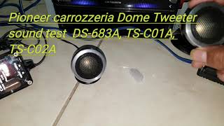 Pioneer carrozzeria silk dome tweeter test with high performance MVH-7500SC