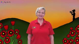 Thank you to the Soldiers - an Anzac Tribute for children using Auslan signs