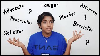 Differences amongst Lawyer, Barrister, Advocate etc with English Subtitles