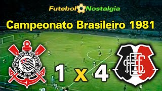 Corinthians 1 x 4 Santa Cruz - 12-03-1981 ( Campeonato Brasileiro )