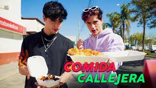 PROBANDO COMIDA CALLEJERA EN MEXICO