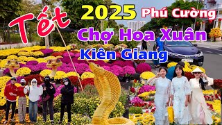 Chợ Hoa Xuân 2025 Rạch Giá Kiên Giang Tết 2025 Tại Đô Thị Phú Cường Rất Vắng Khách| Khương Nhựt Minh