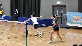 2022全港羽毛球錦標賽 高級組混雙 半準決賽🏸 隨機拍📷 李卓耀/呂樂樂 VS 鄧俊文/謝影雪