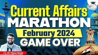 Complete February Current Affairs 2024 Dr Vipan Goyal lFebruary 2024 Monthly Current Affairs StudyIQ