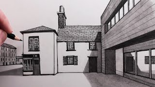 How to Draw Buildings in 1-Point Perspective