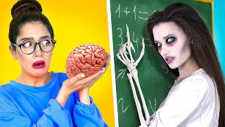ZOMBIE at SCHOOL | Zombie girl's first day at school | What if your BFF is a zombie