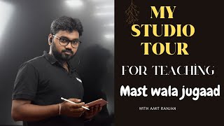 My Studio Tour || Teaching || Physics With Amit Ranjan || Bedroom to Studio